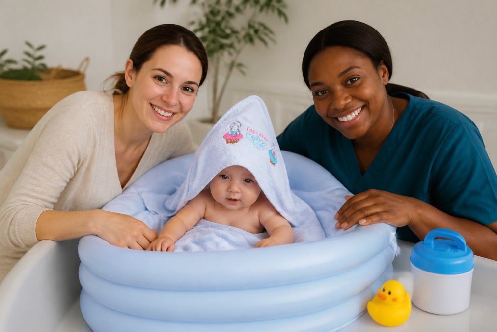 Baigner bébé après césarienne : guide pratique - Cupcake Babies Europe