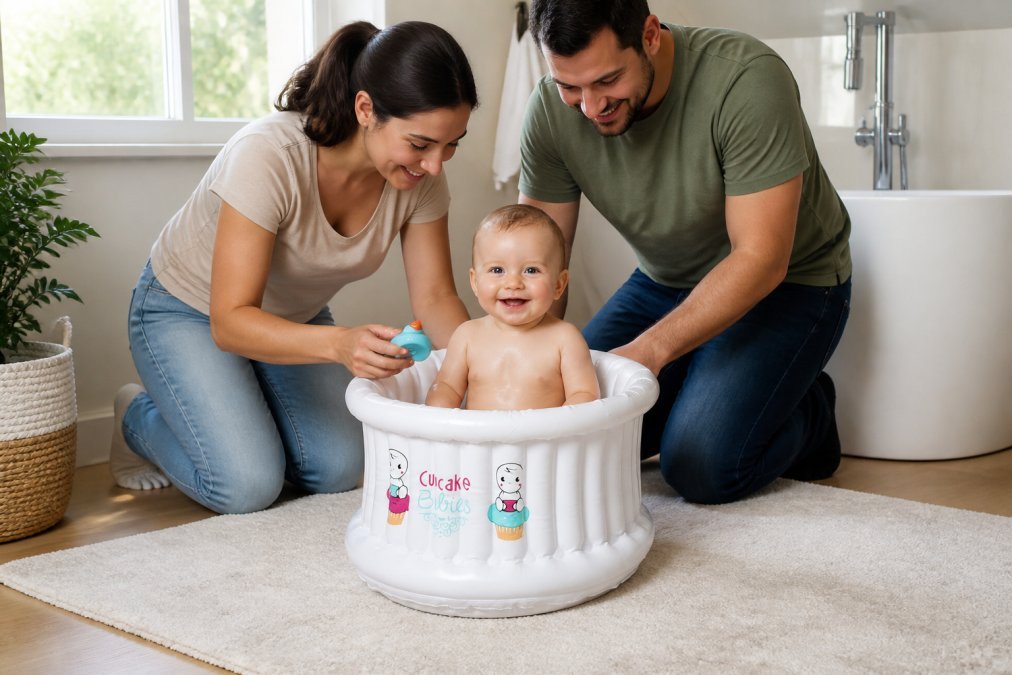 Comment baigner bébé sans mal de dos - Cupcake Babies Europe