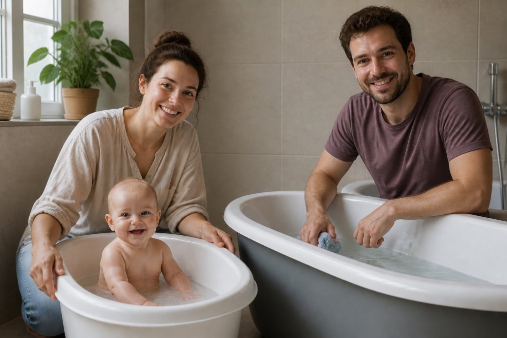 Comparatif baignoire bébé vs classique : que choisir ? - Cupcake Babies Europe