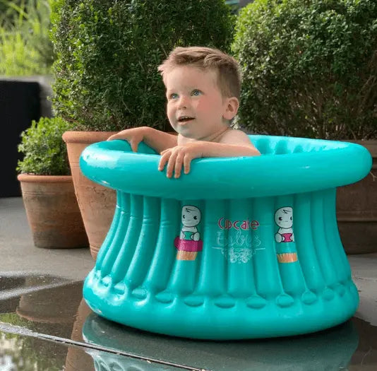 Inflatable Baby Bathtub | Portable Baby Tub | Cupcake Babies