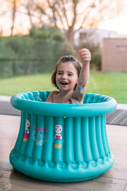Inflatable Baby Bathtub | Portable Baby Tub | Cupcake Babies