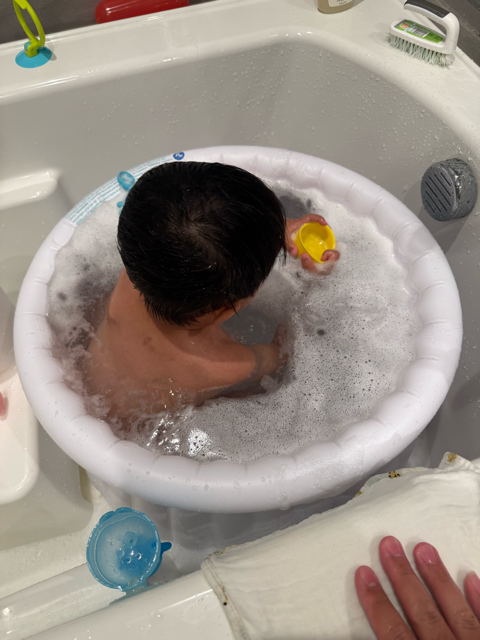 Cupcake Babies BIG inflatable bath with pump for kids 1 to 8 Years My Store