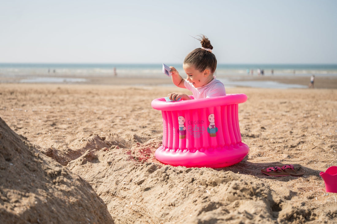 Cupcake Babies BIG inflatable bath with pump for kids 1 to 8 Years - Cupcake Babies Europe