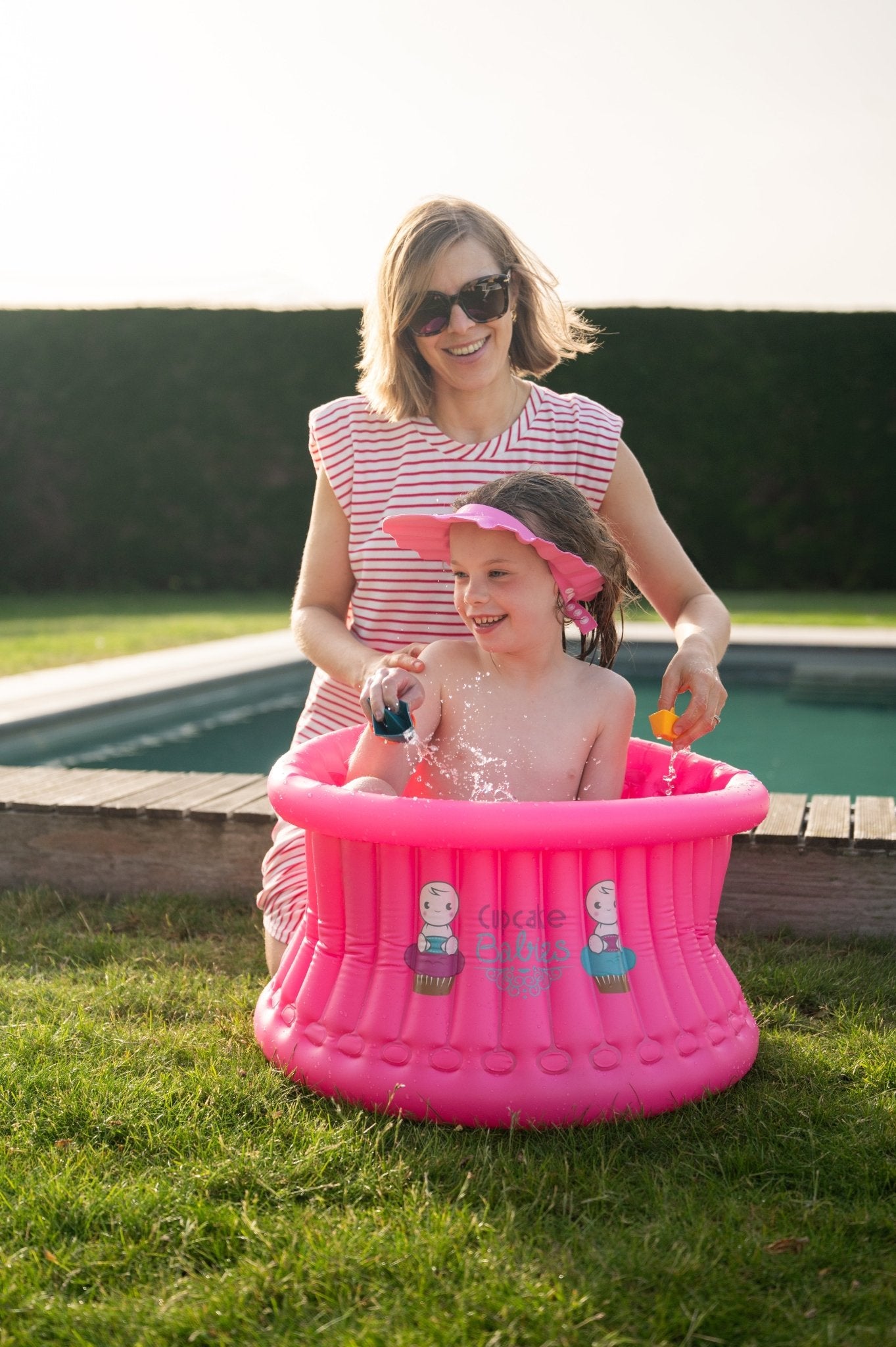 Cupcake Babies Shampoo Cap Pink - Cupcake Babies Europe